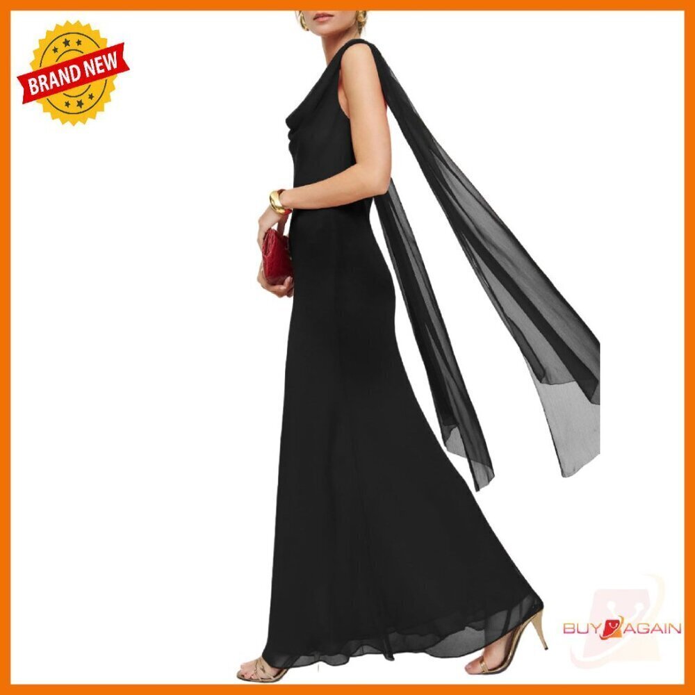 Sleeveless Backless Formal Maxi Dress Wedding Guest Evening Party